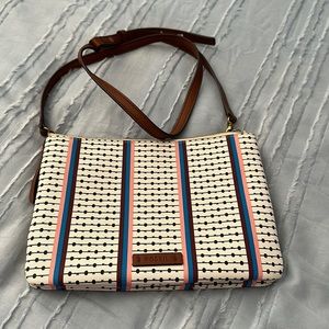 Fossil 3 compartment shoulder bag.